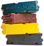 Wachsfarben für umweltschonenden Druck, Festtinte Xerox ColorCube