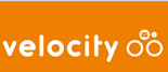 Logo velocity Fahrradcourier für sedruck in Leipzig