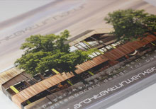 Softcover-Heißleimbindung / Taschenbuch - Architektur-Buch