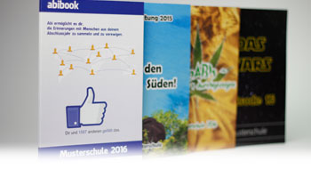 Ihre Abizeitung als Softcover-Heissleimbindung drucken und binden lassen. Abizeitung als heissleimbindungen
