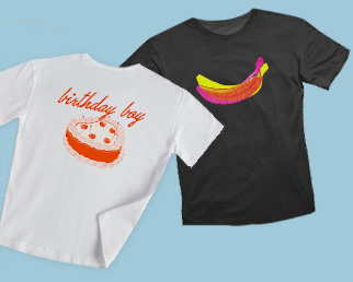 Fertige T-Shirts mit Design