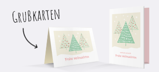 Zu der Konfiguration Ihrer Karten. Grußkarten als Weihnachtsgeschenk