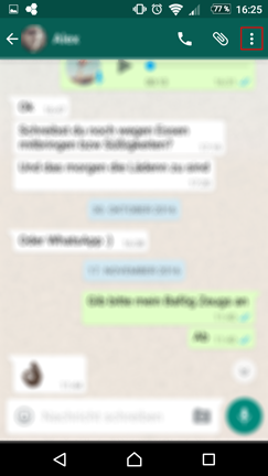 WhatsApp Einstellungen