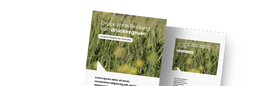 Lose Blaetter bedruckt