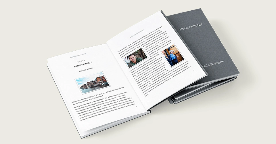 Hardcover-Bücher auf Stapel