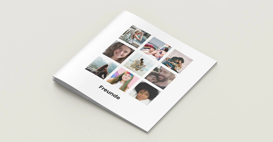 Nachhaltig gedrucktes Foto-Booklet