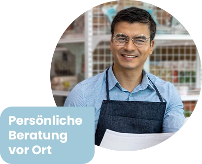 Filialmitarbeiter im sedruck Copyshop in Kassel