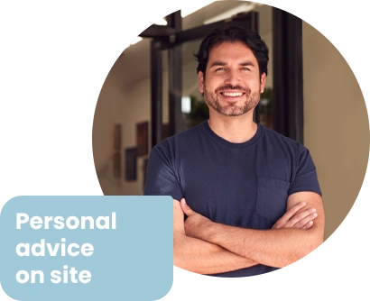 Branch manager in the sedruck copy shop Leipzig Zschochersche Straße