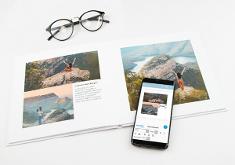 Layflat photobook designed with sedruck online-designer