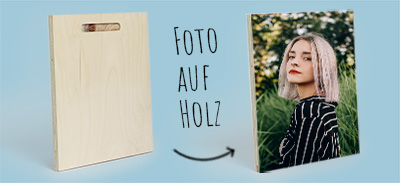 Foto auf Holz als Geschenkidee