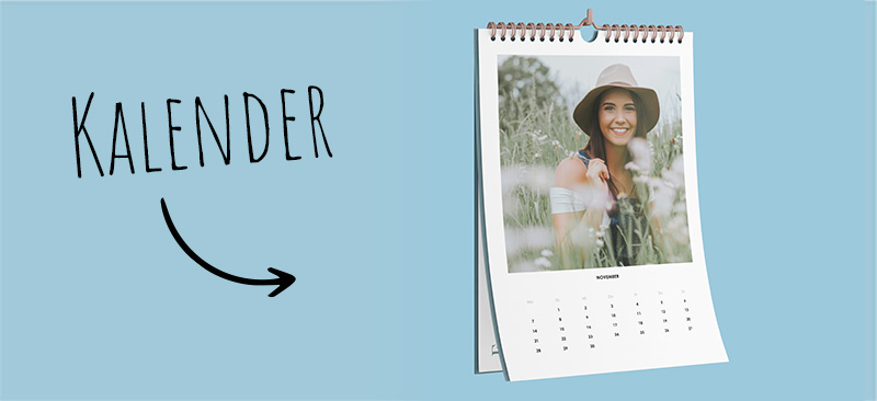 Zu der Konfiguration Ihres Fotokalenders. Fotokalender als Geschenk