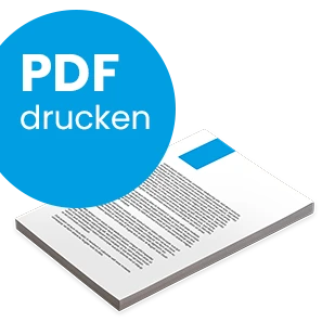Lose Blätter auf Stapel hinter Störer mit Schriftzug