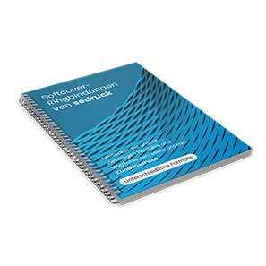 Drahtringblock mit Softcover mit Bindung an kurzer Seite