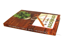 Hardcover-Aufdruck - handgefertigtes Kochbuch