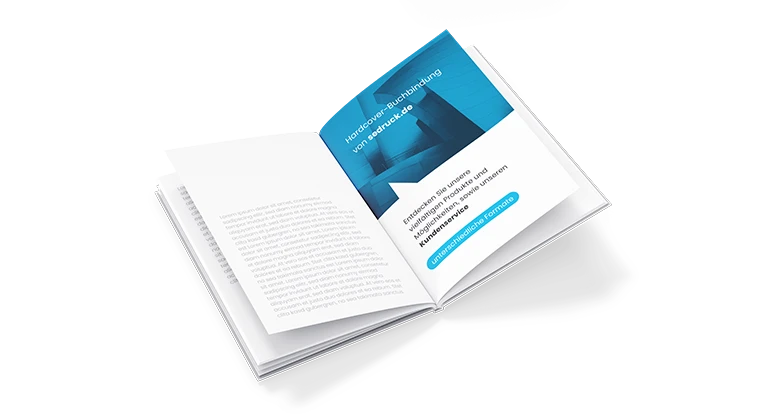 Buch mit Hardcover - Bücher drucken und binden lassen