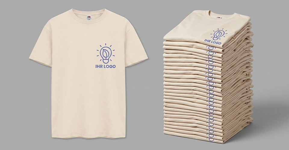 T-Shirt als günstiges Einzelprodukt oder in hoher Großauflage