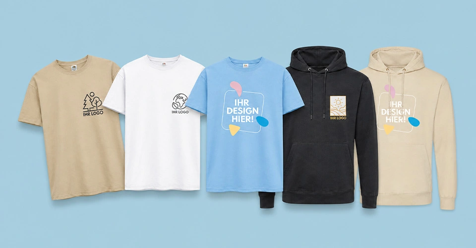 Selection of products from your online print shop