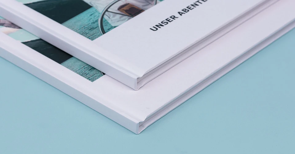 Hardcover book in detail