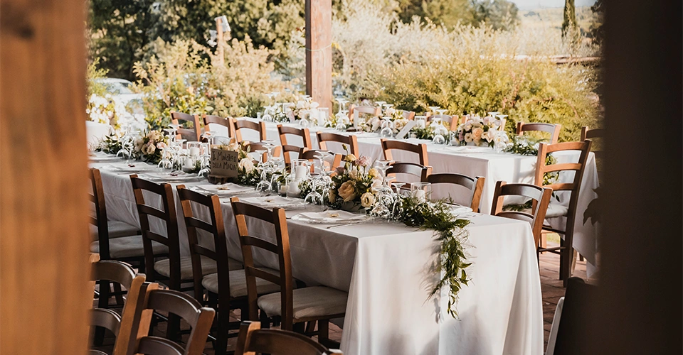 Set wedding table