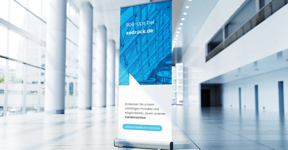 Roll-Up in office building for indoor use