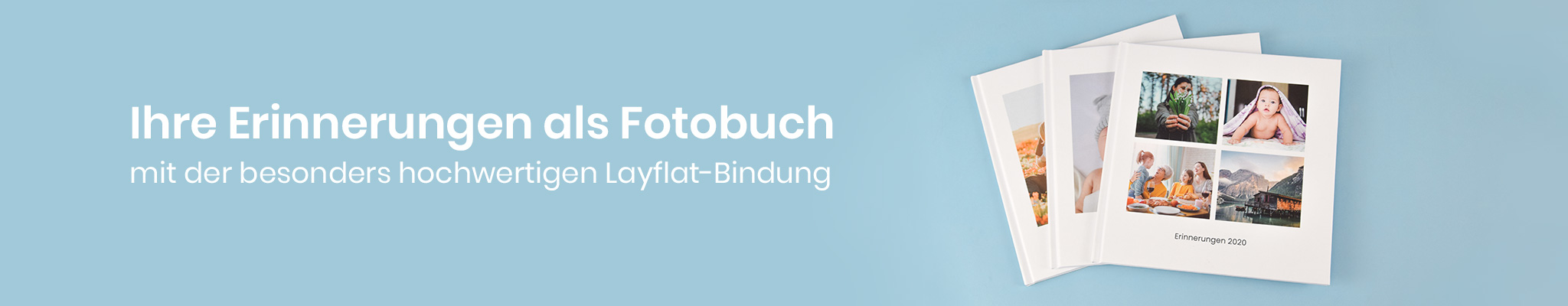 Fotobuch mit eigenen Erinnerungn als Layflat