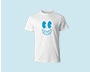 White T-shirt with smiley print