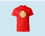 Red t-shirt with cookie print