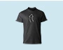 Black t-shirt with arrow print