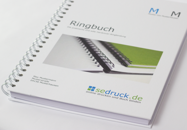 Hardcover Ringbuch Mit Pragung Sedruck De